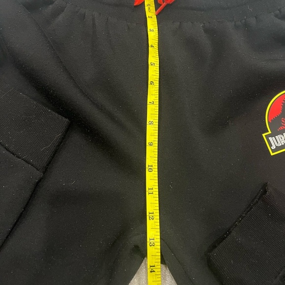 [M]Jurassic World Black Sweatpants Joggers-VGUC- Rare - Picture 7 of 8